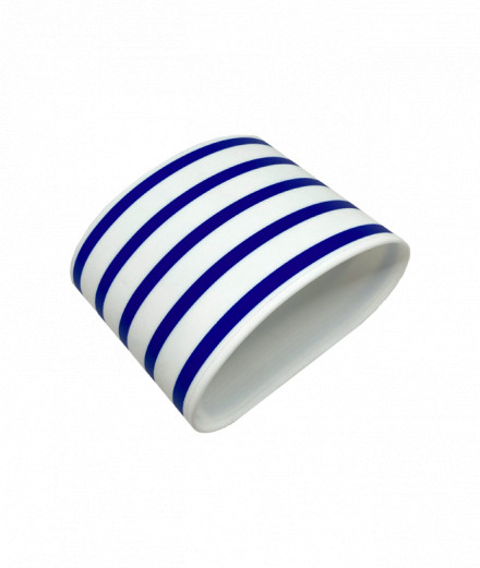 Stylish striped blue sleeve for Bottle 750ml