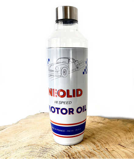 The insulated bottle made in France 750ml neolid MOTOR OIL