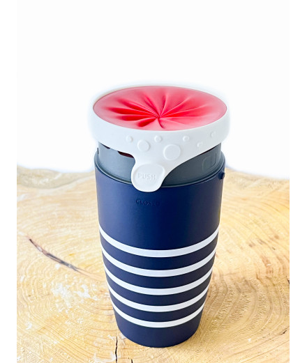 Buy wholesale Insulated mug made in France Steel TWIZZ 200ml Mocha