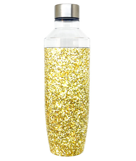 The insulated bottle made in France 750ml Glitter Gold