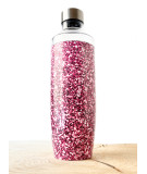 The insulated bottle made in France 750ml Glitter Pink