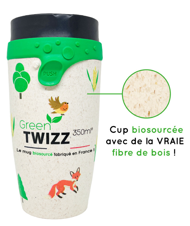 Green TWIZZ 350ml made in France et biosourcé !
