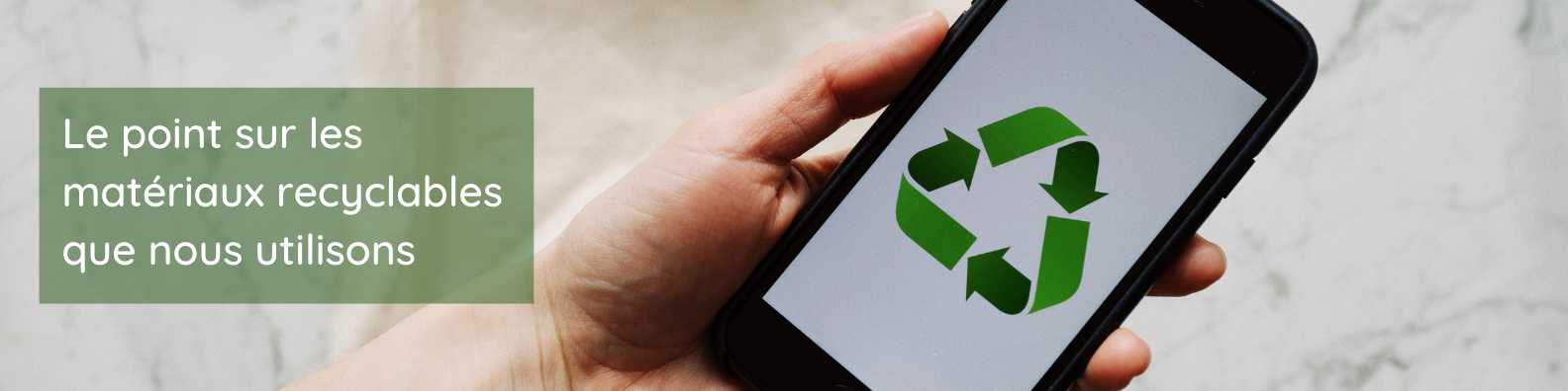 neolid - bannière - Le point sur les matériaux recyclables que nous utilisons